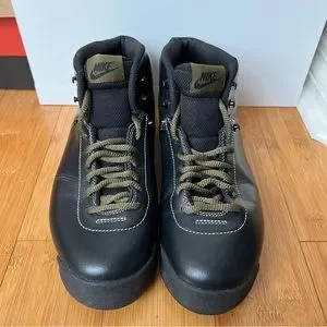 Nike Air Magma Black leather boots Nike Air Magma 2012  main image 2